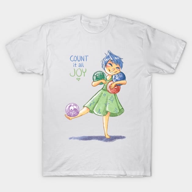 Inside Out - Count it All Joy T-Shirt by johannamation